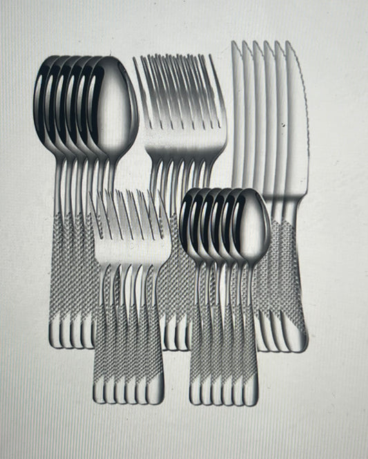 Stainless steel silverware