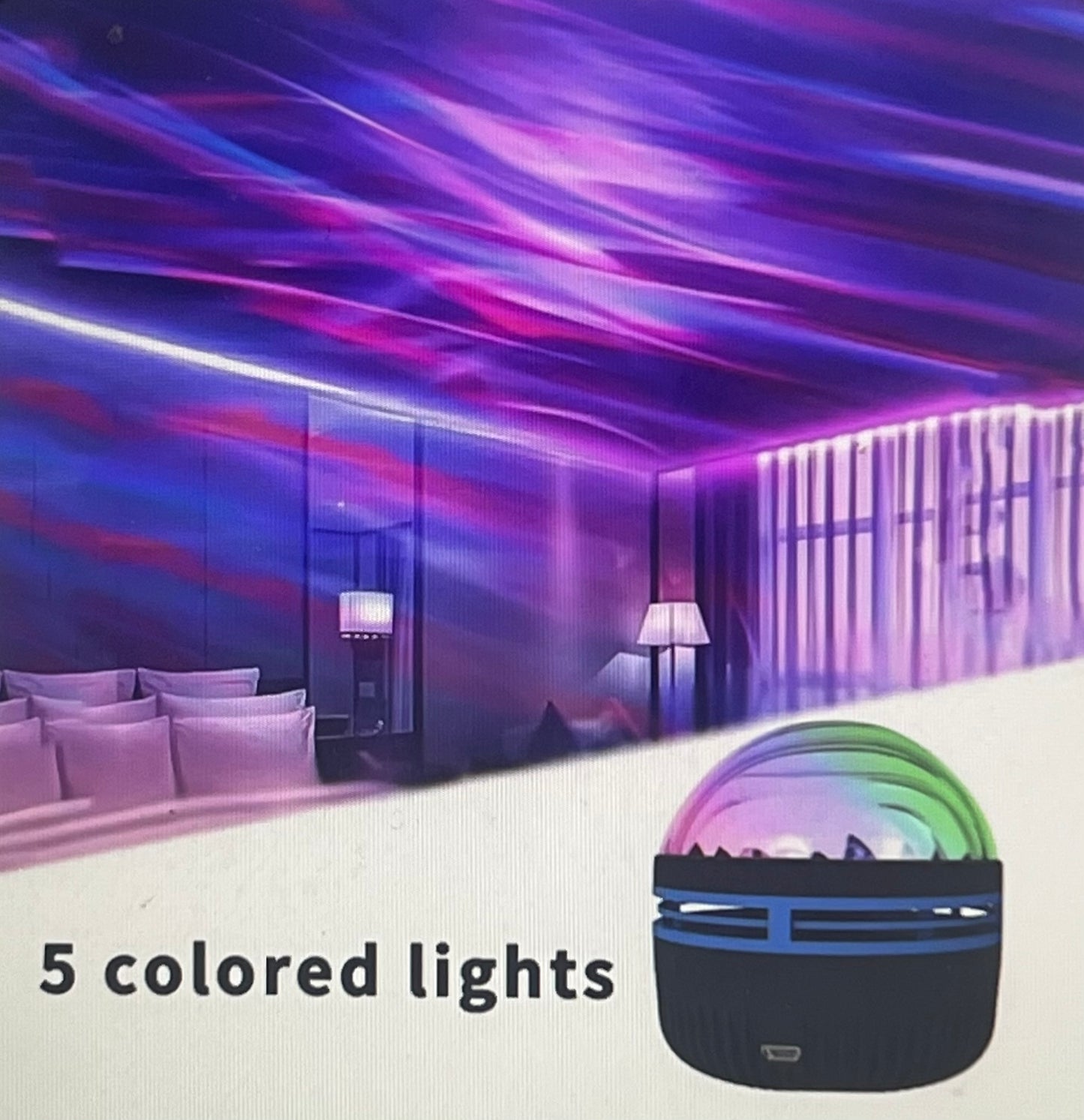 LED Galaxy Projector Light Colorful Galaxy Sky Projector