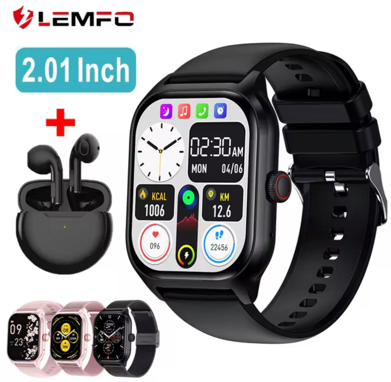 LEMFO LT10 Smart Watch 2024