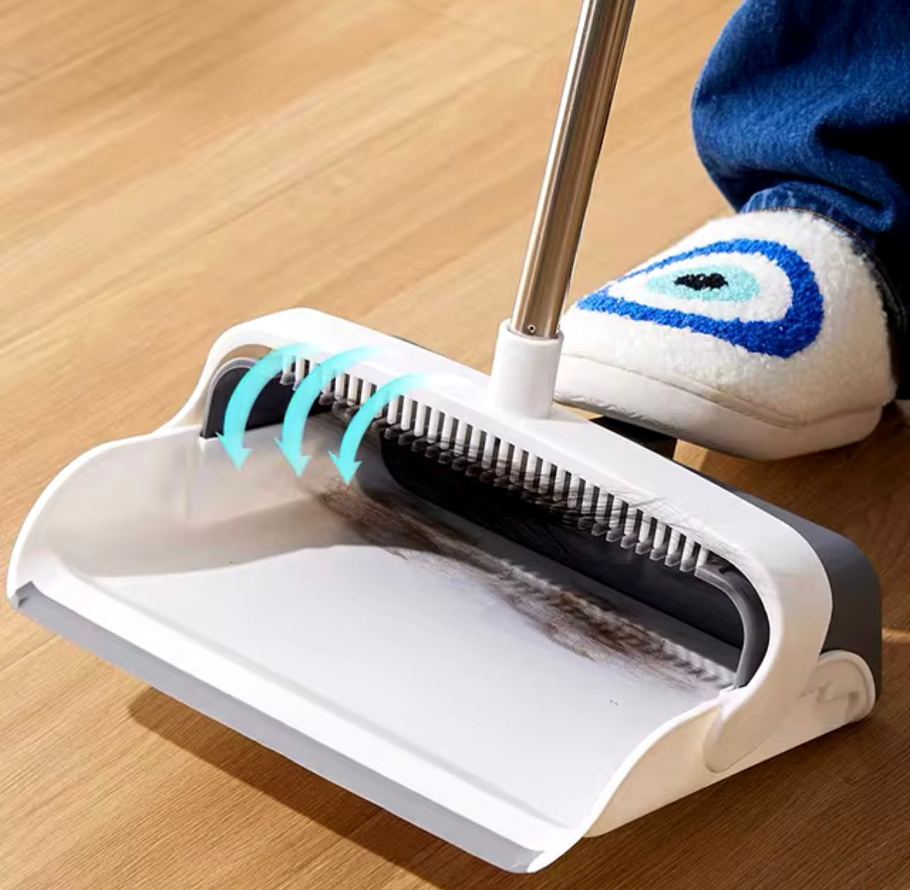 Broom Foldabl Dustpan Cleaning