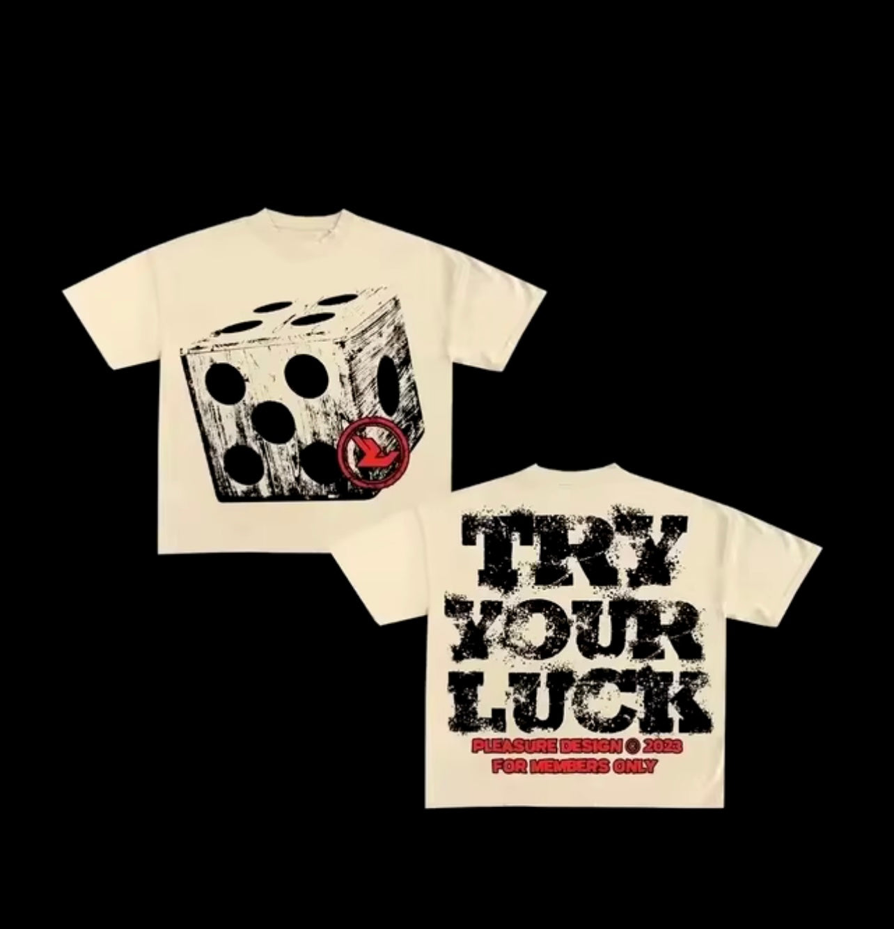 Try your luck graphic tee