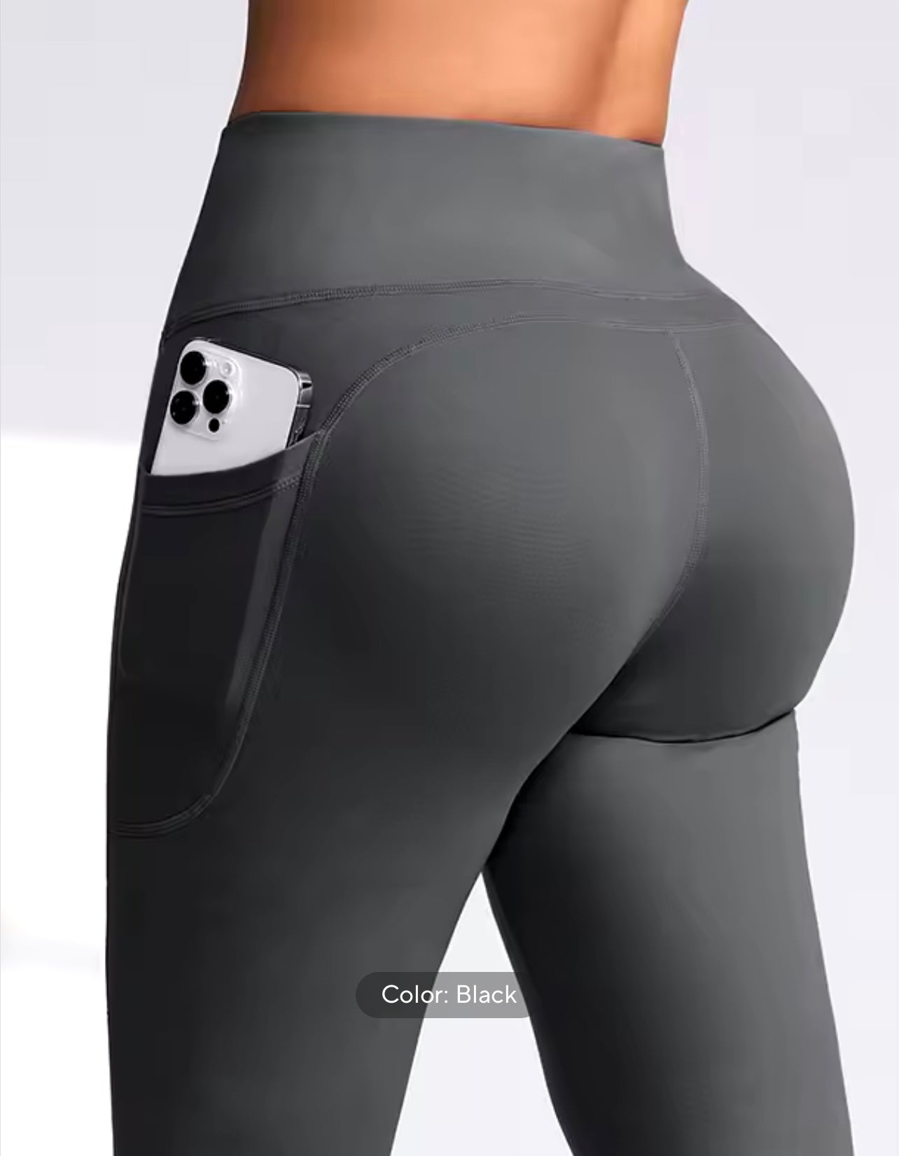 CHRLEISURE 2.0 Pockets Gym Leggings Women Fitness High Waist